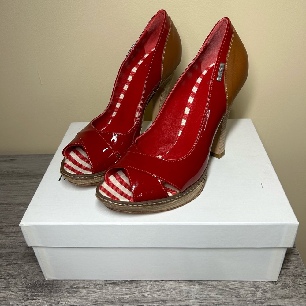 GF Ferre Leather Heels 37